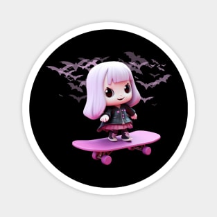 vampire skateboarding Magnet